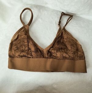 Brown Lace Bralette